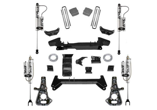 6 Inch Lift Kit 2001-2010 Chevy Silverado/GMC Sierra 2500 Hd/3500 Hd 4WD Knuckle Kit with Fox 2.0 Shocks Superlift-1
