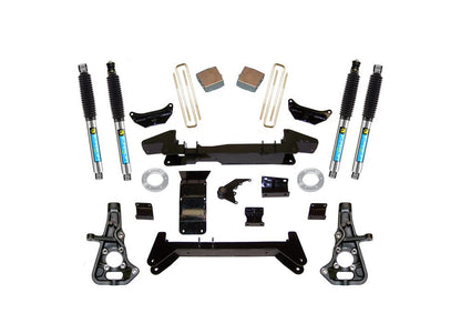 6 Inch Lift Kit 1999-2010 Chevy Silverado and GMC Sierra 2500 Non Hd or 1500HD 4WD Knuckle Kit with Shocks Superlift-1
