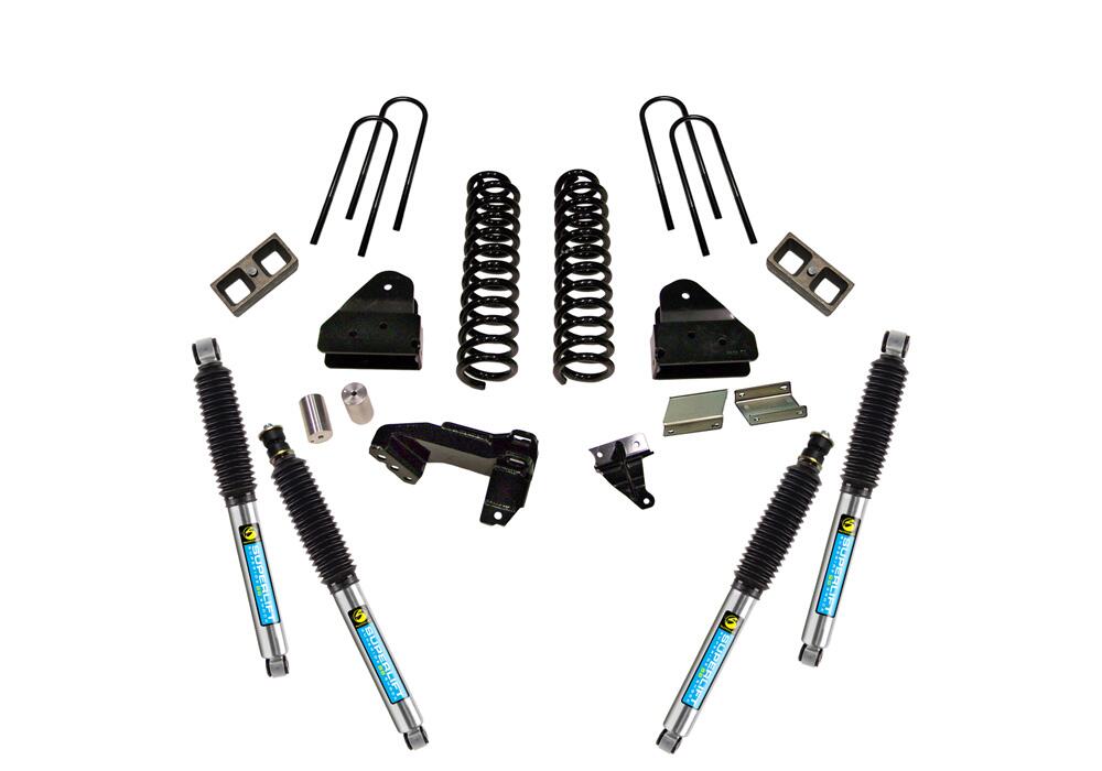 4 Inch Lift Kit 2011-2016 Ford F-250 and F-350 Super Duty 4WD Diesel Engine with Shocks Superlift-2