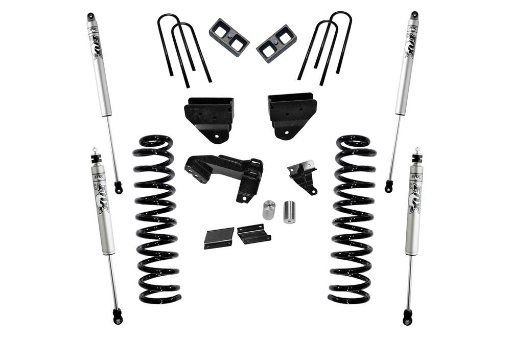 4 Inch Lift Kit 2011-2016 Ford F-250/350 4WD Diesel Engine without 4-Link Conversion without Replacement Radius Arms with Fox 2.0 Shocks Superlift-2