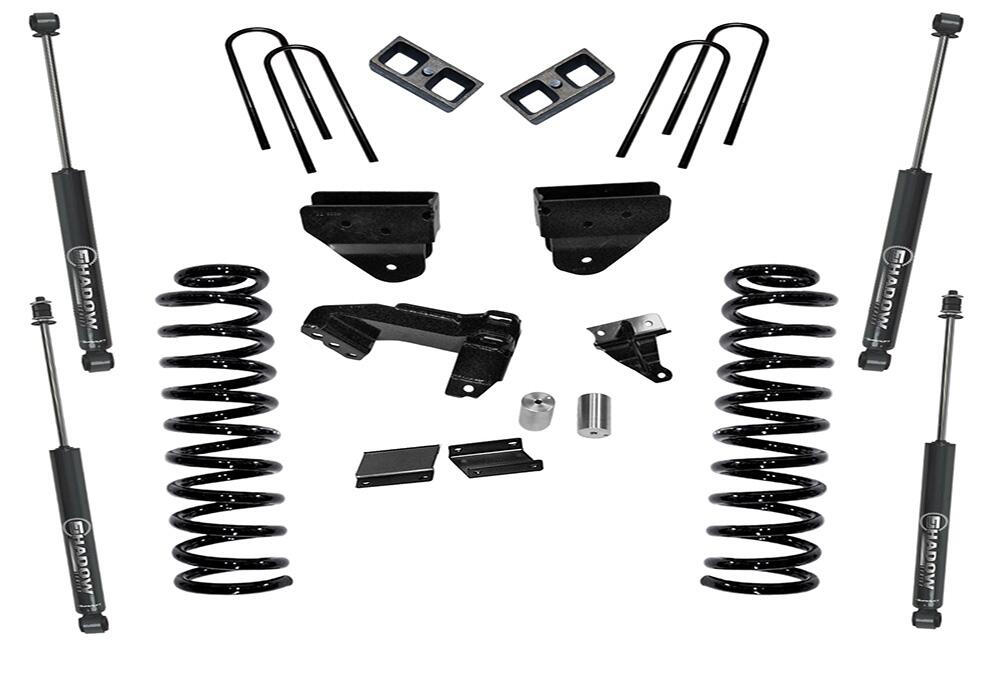 4 Inch Lift Kit 2011-2016 Ford F-250 and F-350 Super Duty 4WD Diesel Engine with Shocks Superlift-5
