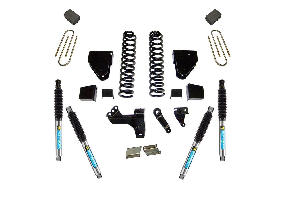 6 Inch Lift Kit 2011-2016 Ford F-250 and F-350 Super Duty 4WD Diesel Engine with Shocks Superlift-2