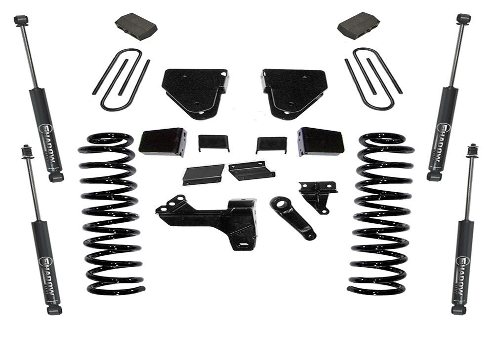 6 Inch Lift Kit 2011-2016 Ford F-250 and F-350 Super Duty 4WD Diesel Engine with Shocks Superlift-5