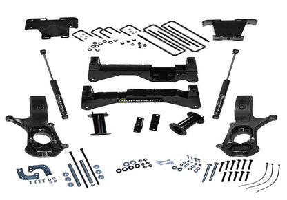 8 Inch Lift Kit 2007-2016 Chevy Silverado and GMC Sierra 2WD with Cast Steel Control Arms with Shocks Superlift-3