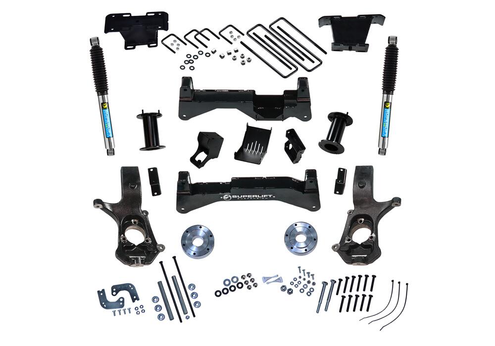 8 Inch Lift Kit 2014-2018 Silverado/Sierra 4WD with Aluminum or Stamp Steel Control Arms Superlift-10