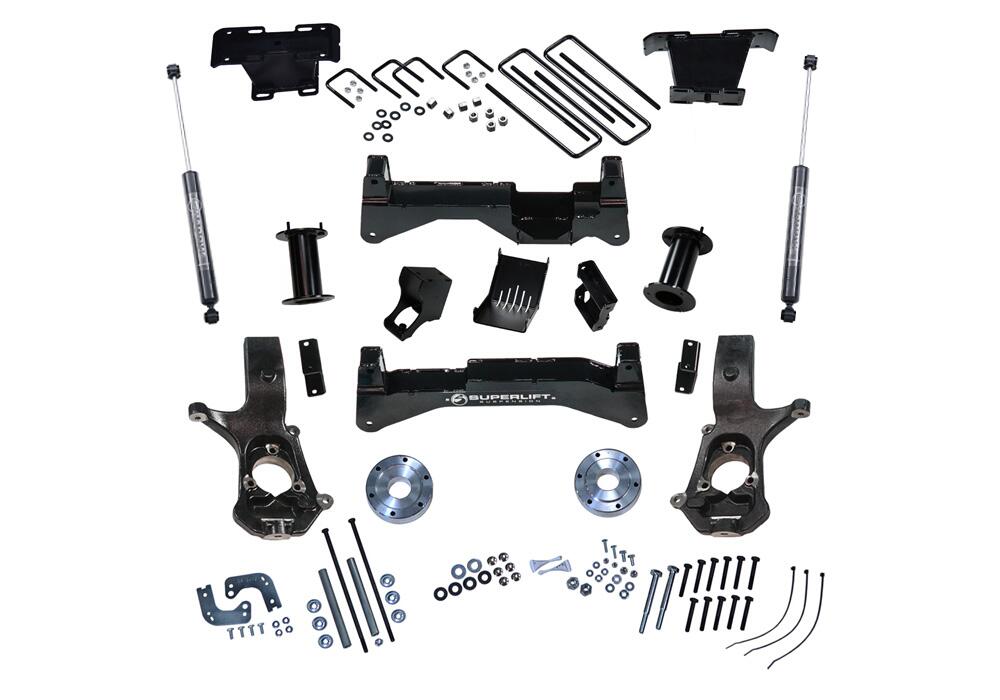 8 Inch Lift Kit 2014-2018 Silverado/Sierra 4WD with Aluminum or Stamp Steel Control Arms Superlift-6