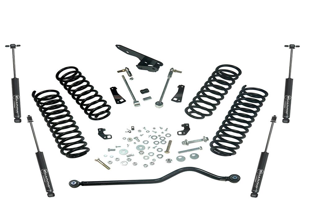 4 Inch Lift Kit 2007-2018 Jeep Wrangler JK 2 Door Standard Kit with Shocks Superlift-4