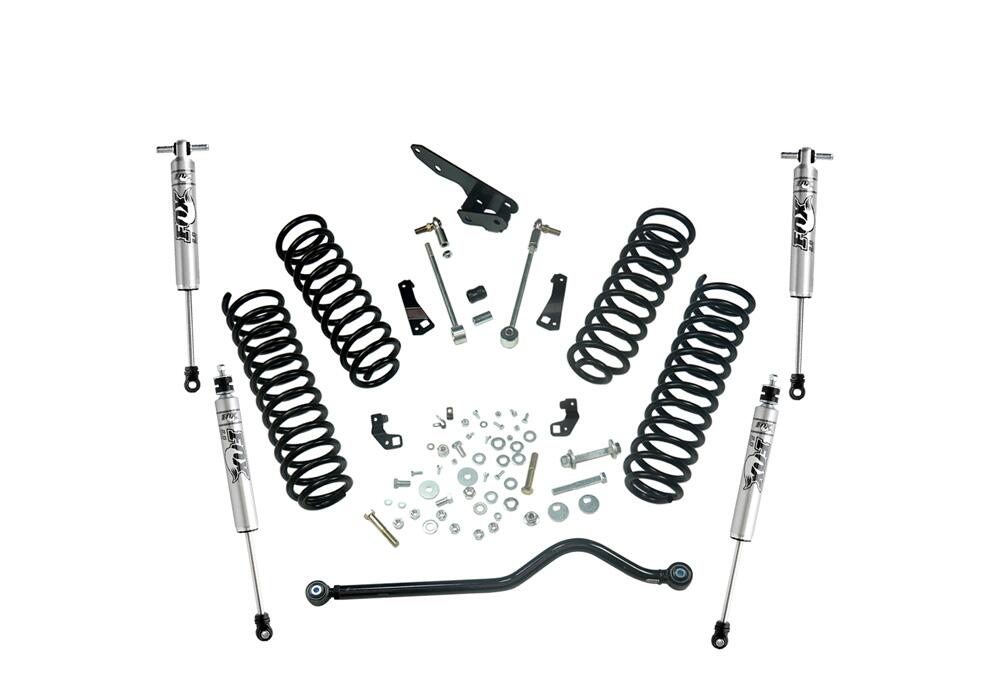 4 Inch Lift Kit 2007-2018 Jeep Wrangler JK 2 Door Standard Kit with Shocks Superlift-2