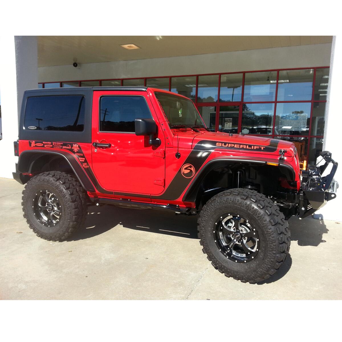 4 Inch Lift Kit 2007-2018 Jeep Wrangler JK 2 Door Standard Kit with Shocks Superlift-6