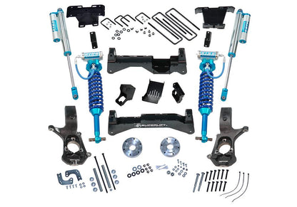 8 Inch Lift Kit 2007-2016 Chevy Silverado and GMC Sierra 4WD with Factory Cast Steel Control Arms with King Coilovers and Shocks Superlift-2