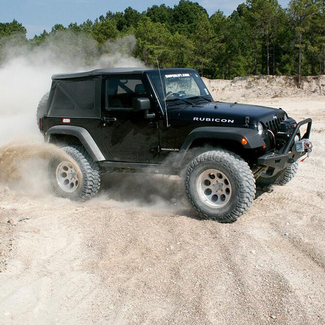 4 Inch Lift Kit 2007-2018 Jeep Wrangler JK 2 Door with Bilstein Shocks Superlift-1