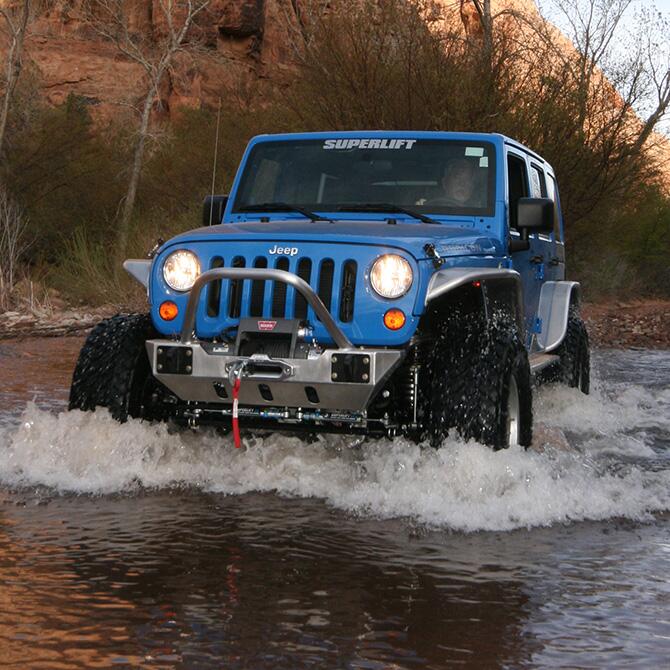 4 Inch Lift Kit 2007-2018 Jeep Wrangler JK Unlimited with Shocks Superlift-1