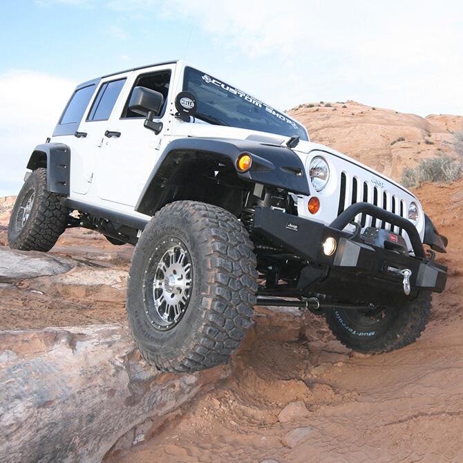 4 Inch Lift Kit 2007-2017 Jeep Wrangler JK Unlimited with Shocks Superlift-2