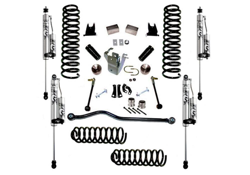 4 Inch Lift Kit 2007-2017 Jeep Wrangler JK Unlimited with Shocks Superlift-3