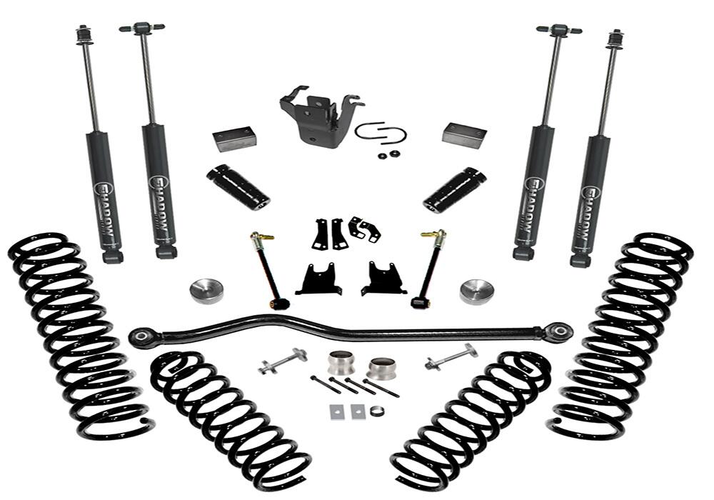 4 Inch Lift Kit 2007-2018 Jeep Wrangler JK Unlimited with Shocks Superlift-7
