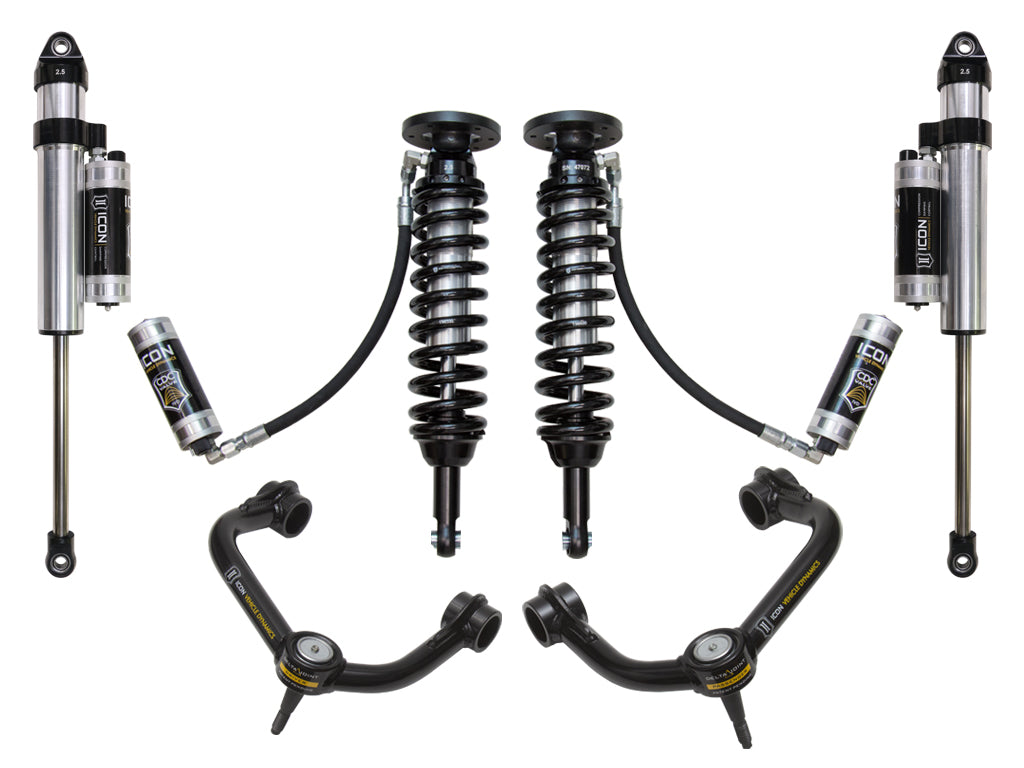 09-13 Ford F150 4WD 1.75-2.63 Inch Suspension System W Billet UCA ICON Vehicle Dynamics