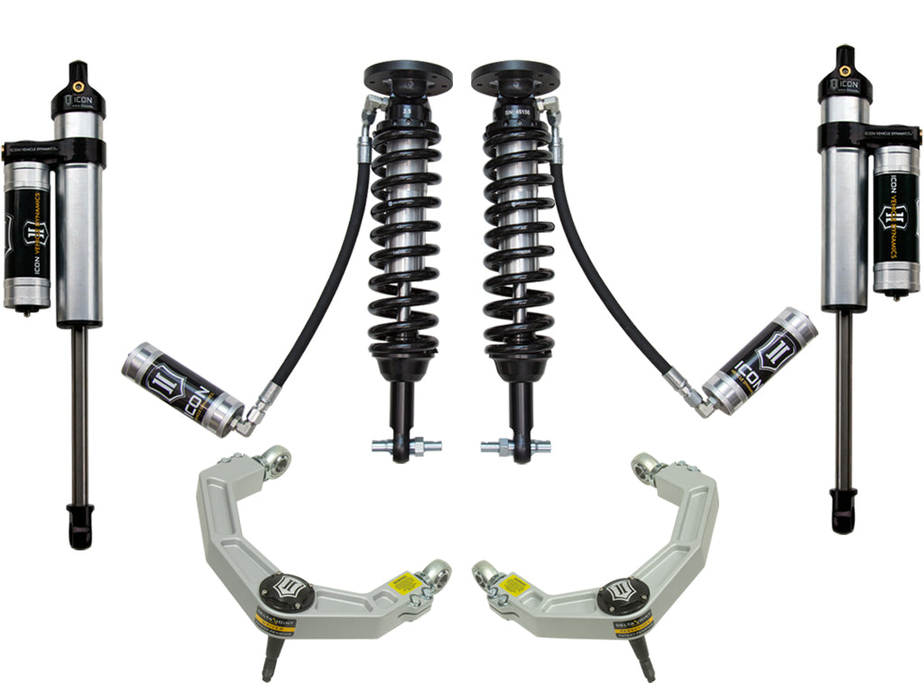2014 Ford F150 4WD 1.75-2.63 Inch Suspension System W Billet UCA ICON Vehicle Dynamics-3