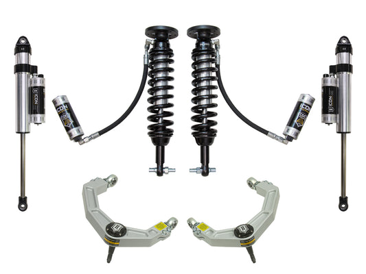 2014 Ford F150 4WD 1.75-2.63 Inch Suspension System W Billet UCA ICON Vehicle Dynamics-1