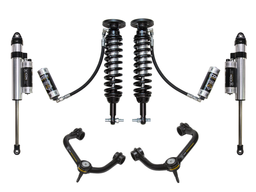 2014 Ford F150 2WD 1.75-2.63 Inch Suspension System W Billet UCA ICON Vehicle Dynamics
