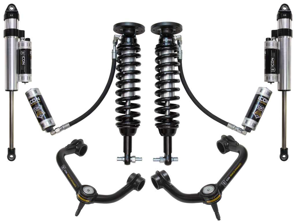 2015-2020 Ford F150 2WD 1.75-3 Inch Suspension System W Billet UCA ICON Vehicle Dynamics
