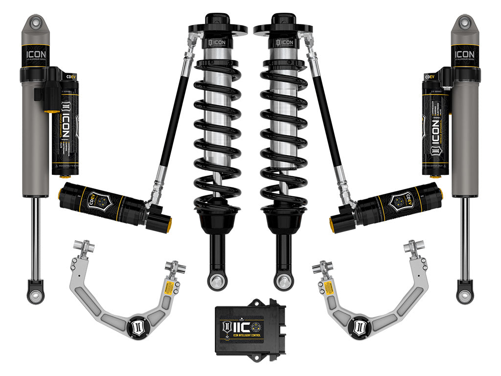 2021-2024 Ford F-150 4WD 2.75-3.5 Inch Lift Suspension System Billet ICON Vehicle Dynamics-4