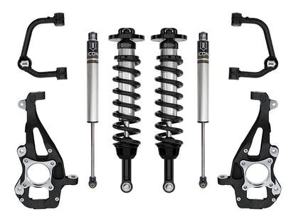 2021-2024 Ford F-150 4WD 3.5-4.5 Inch Lift Suspension System Tubular ICON Vehicle Dynamics-141