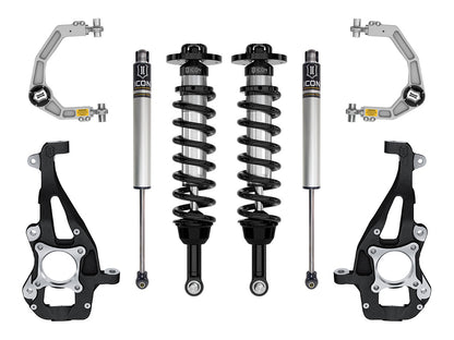 2021-2023 Ford F-150 4WD 3.5-4.5 Inch Lift Stage 1 Suspension System Billet UCA | 2021-2024 Ford F-150 4WD 3.5-4.5 Inch Lift Stage 1 Suspension System Billet ICON Vehicle Dynamics-5