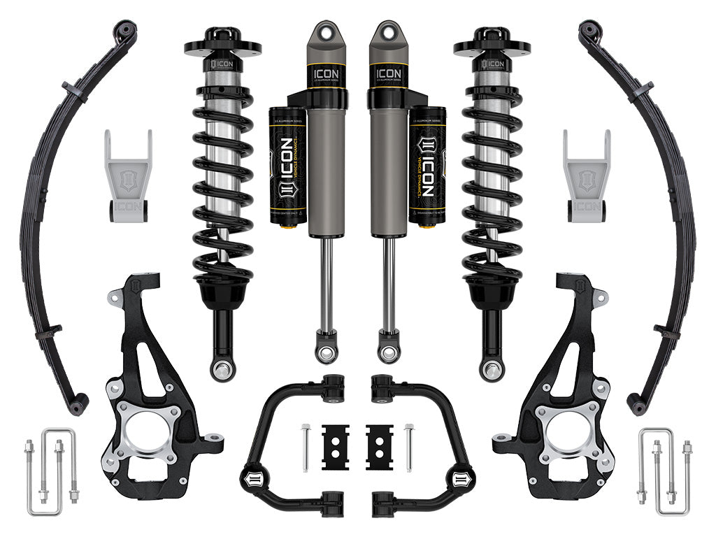 2021-2024 Ford F-150 4WD 3.5-4.5 Inch Lift Suspension System Tubular ICON Vehicle Dynamics-123