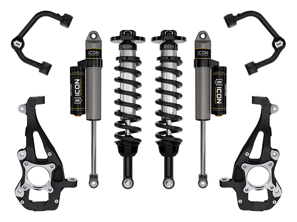 2021-2024 Ford F-150 4WD 3.5-4.5 Inch Lift Suspension System Tubular ICON Vehicle Dynamics-129