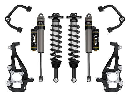 2021-2024 Ford F-150 4WD 3.5-4.5 Inch Lift Suspension System Tubular ICON Vehicle Dynamics-129