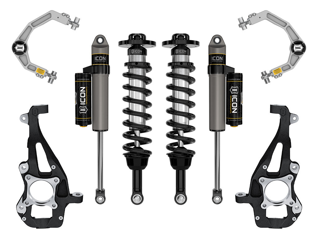 2021-2024 Ford F-150 4WD 3.5-4.5 Inch Lift Suspension System Tubular ICON Vehicle Dynamics-135