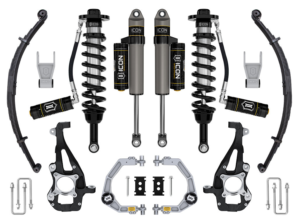 2021-2024 Ford F-150 4WD 3.5-4.5 Inch Lift Suspension System Tubular ICON Vehicle Dynamics-93