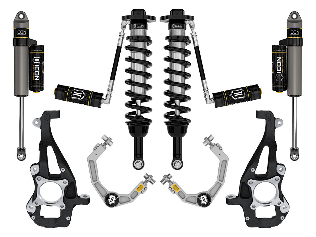 2021-2024 Ford F-150 4WD 3.5-4.5 Inch Lift Suspension System Tubular ICON Vehicle Dynamics-111