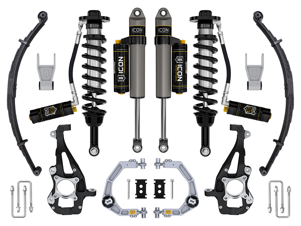 2021-2024 Ford F-150 4WD 3.5-4.5 Inch Lift Suspension System Tubular ICON Vehicle Dynamics-69