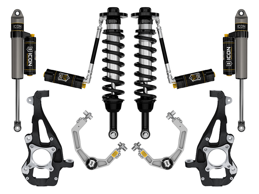 2021-2024 Ford F-150 4WD 3.5-4.5 Inch Lift Suspension System Tubular ICON Vehicle Dynamics-87