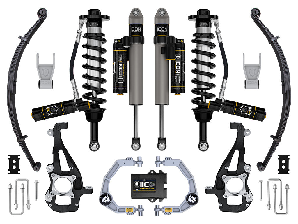 2021-2024 Ford F-150 4WD 3.5-4.5 Inch Lift Suspension System Tubular ICON Vehicle Dynamics-6