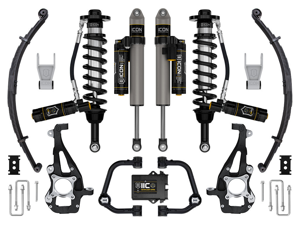 2021-2024 Ford F-150 4WD 3.5-4.5 Inch Lift Suspension System Tubular ICON Vehicle Dynamics-16