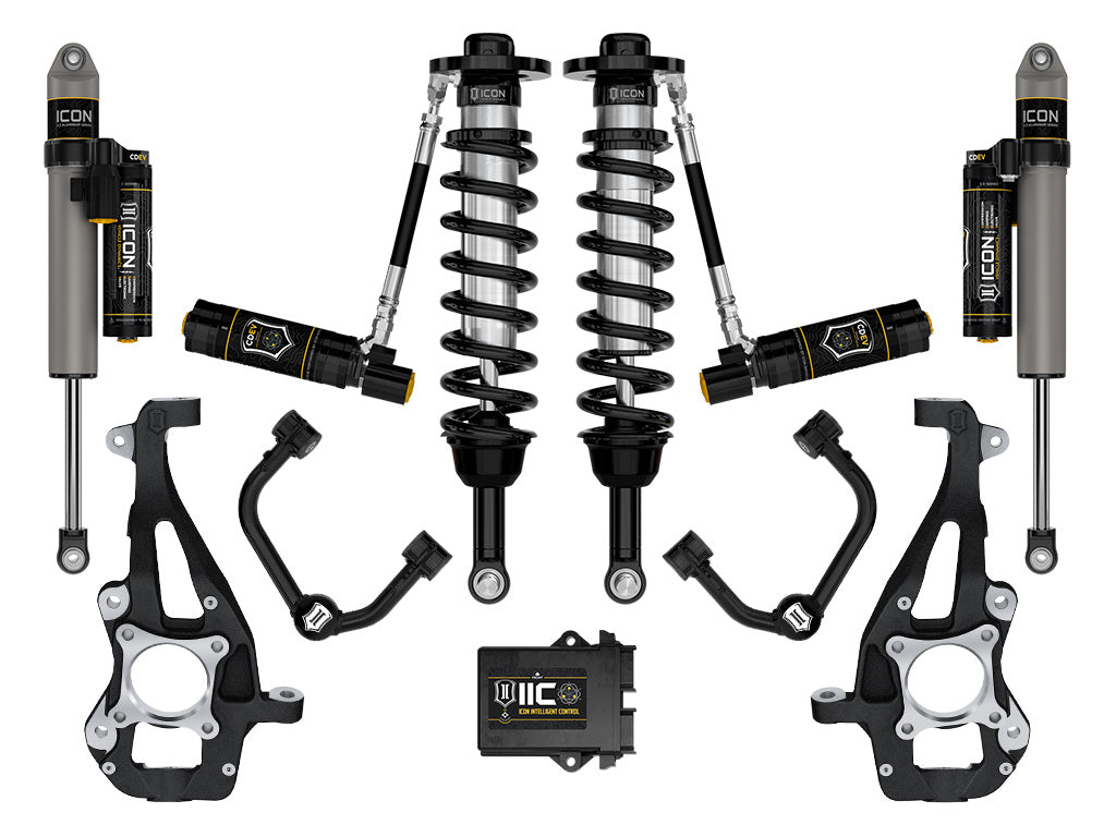 2021-2024 Ford F-150 4WD 3.5-4.5 Inch Lift Suspension System Tubular ICON Vehicle Dynamics-26