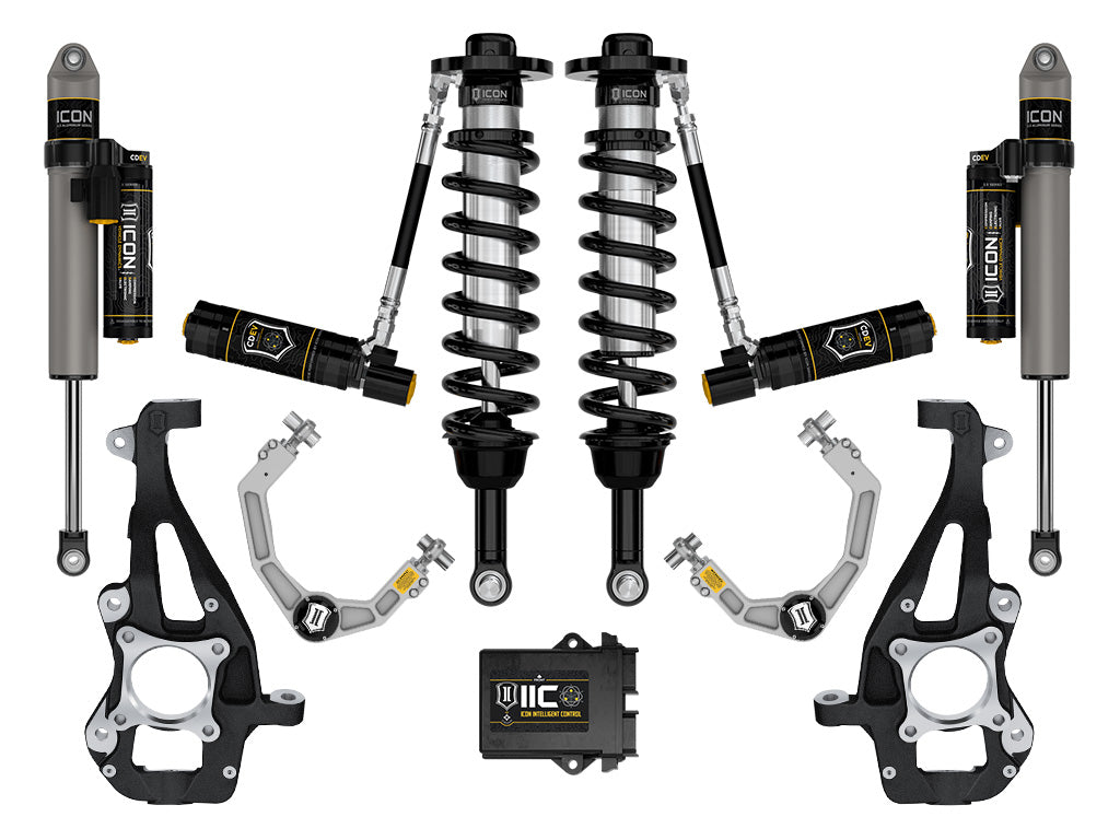 2021-2024 Ford F-150 4WD 3.5-4.5 Inch Lift Suspension System Tubular ICON Vehicle Dynamics-36
