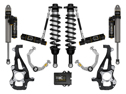 2021-2024 Ford F-150 4WD 3.5-4.5 Inch Lift Suspension System Tubular ICON Vehicle Dynamics-36