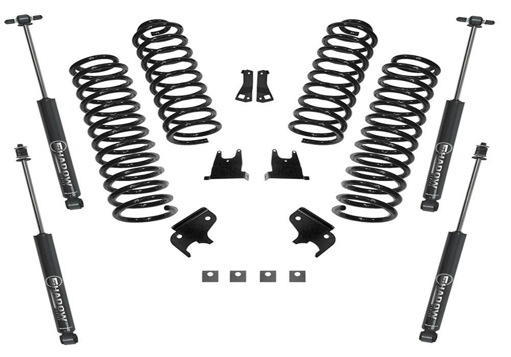 2.5 Inch Lift Kit 2007-2018 Jeep Wrangler JK 4 Door with Shocks Superlift-6