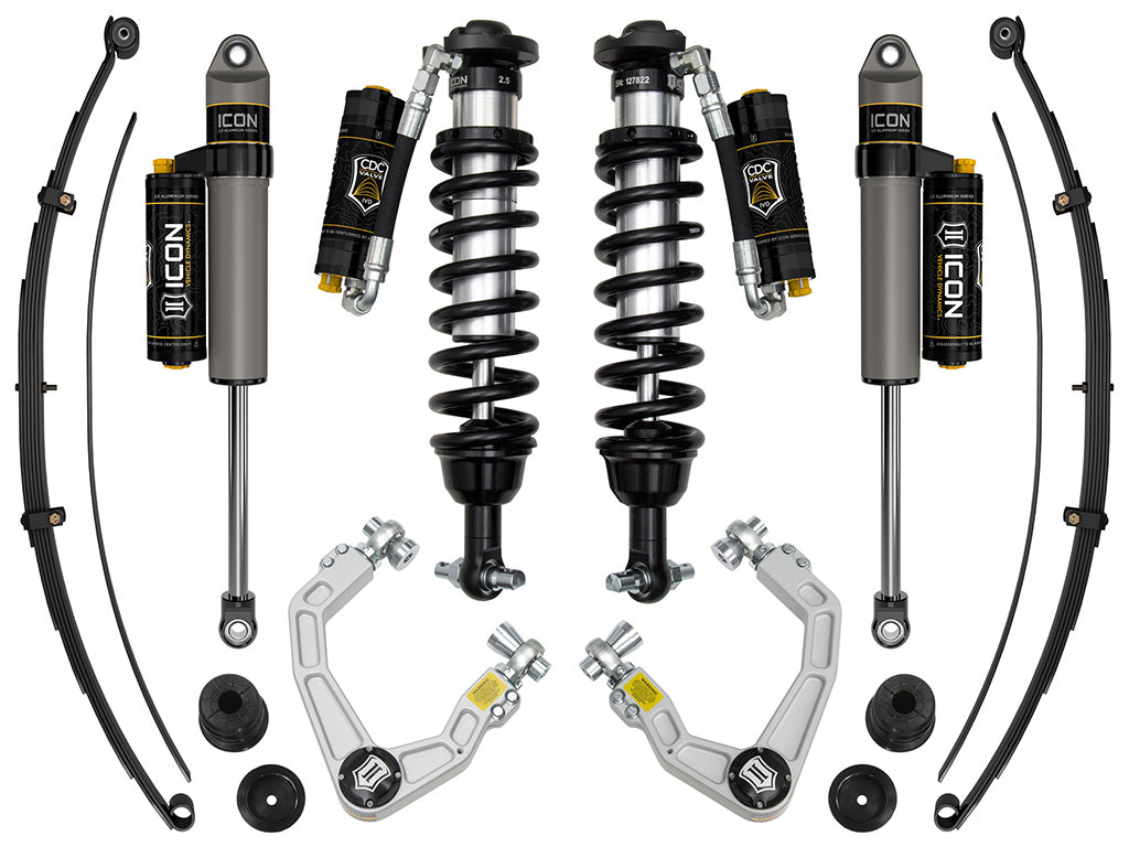 19-21 Ford Ranger 0-3.5 Inch Lift Susp System Billet UCA Al Knuckle ICON Vehicle Dynamics-2