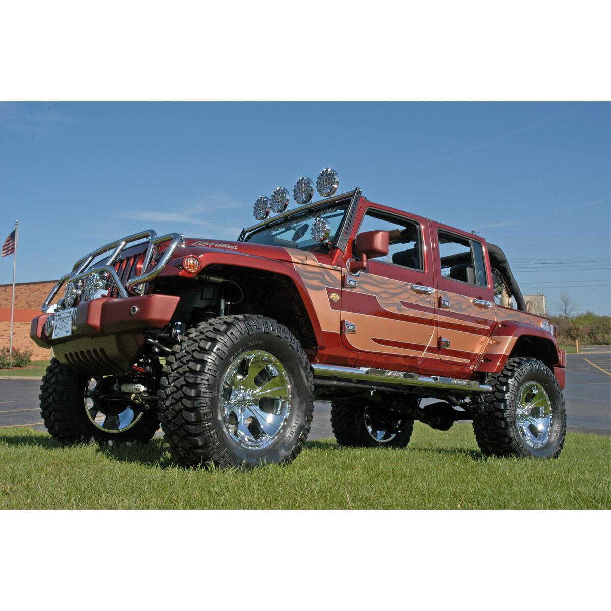 4 Inch Lift Kit 2007-2018 Jeep Wrangler JK Unlimited Standard Kit with Shocks Superlift-7