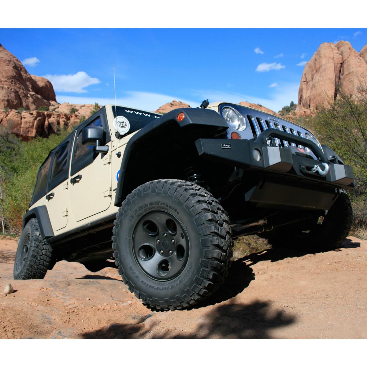 4 Inch Lift Kit 2007-2018 Jeep Wrangler JK Unlimited Standard Kit with Shocks Superlift-8