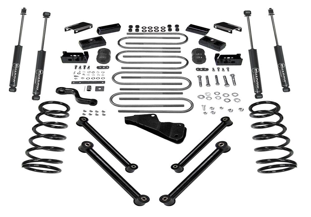 4 Inch Lift Kit 2010-2013 Dodge Ram 2500 and 2010-2012 3500 4WD Diesel Engine with Shocks Superlift-11