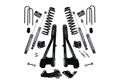 4 Inch Lift Kit 2005-2007 Ford F-250 and F-350 Super Duty 4WD Diesel Engine with Replacement Radius Arms and Shocks Superlift-1