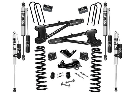 4 Inch Lift Kit 2005-2007 Ford F-250/350 4WD Diesel Engine with Replacement Radius Arms with Fox 2.0 Shocks Superlift
