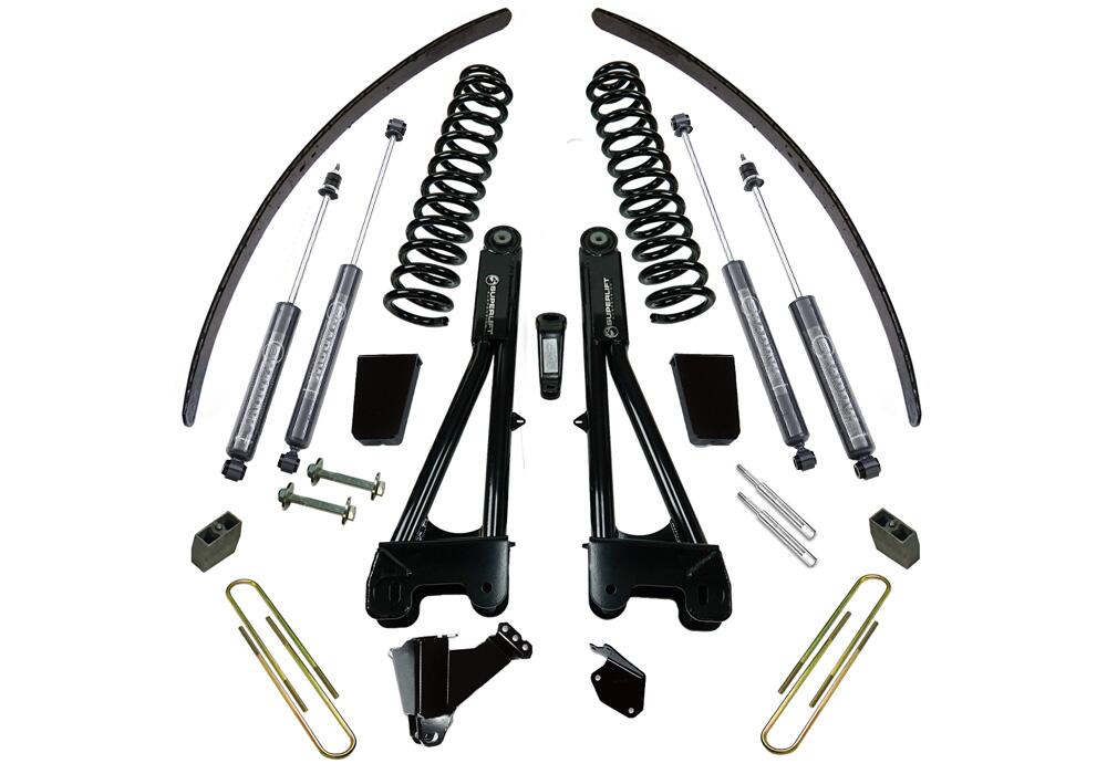 8 Inch Lift Kit 2005-2007 Ford F-250 and F-350 Super Duty 4WD Diesel Engine with Replacement Radius Arms and Shocks Superlift-3