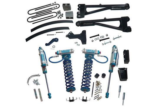 8 Inch Lift Kit 2005-2007 Ford F-250 and F-350 Super Duty 4WD Diesel Engine with Replacement Radius Arms and Shocks Superlift-1