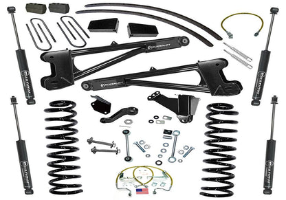8 Inch Lift Kit 2005-2007 Ford F-250 and F-350 Super Duty 4WD Diesel Engine with Replacement Radius Arms and Shocks Superlift-5